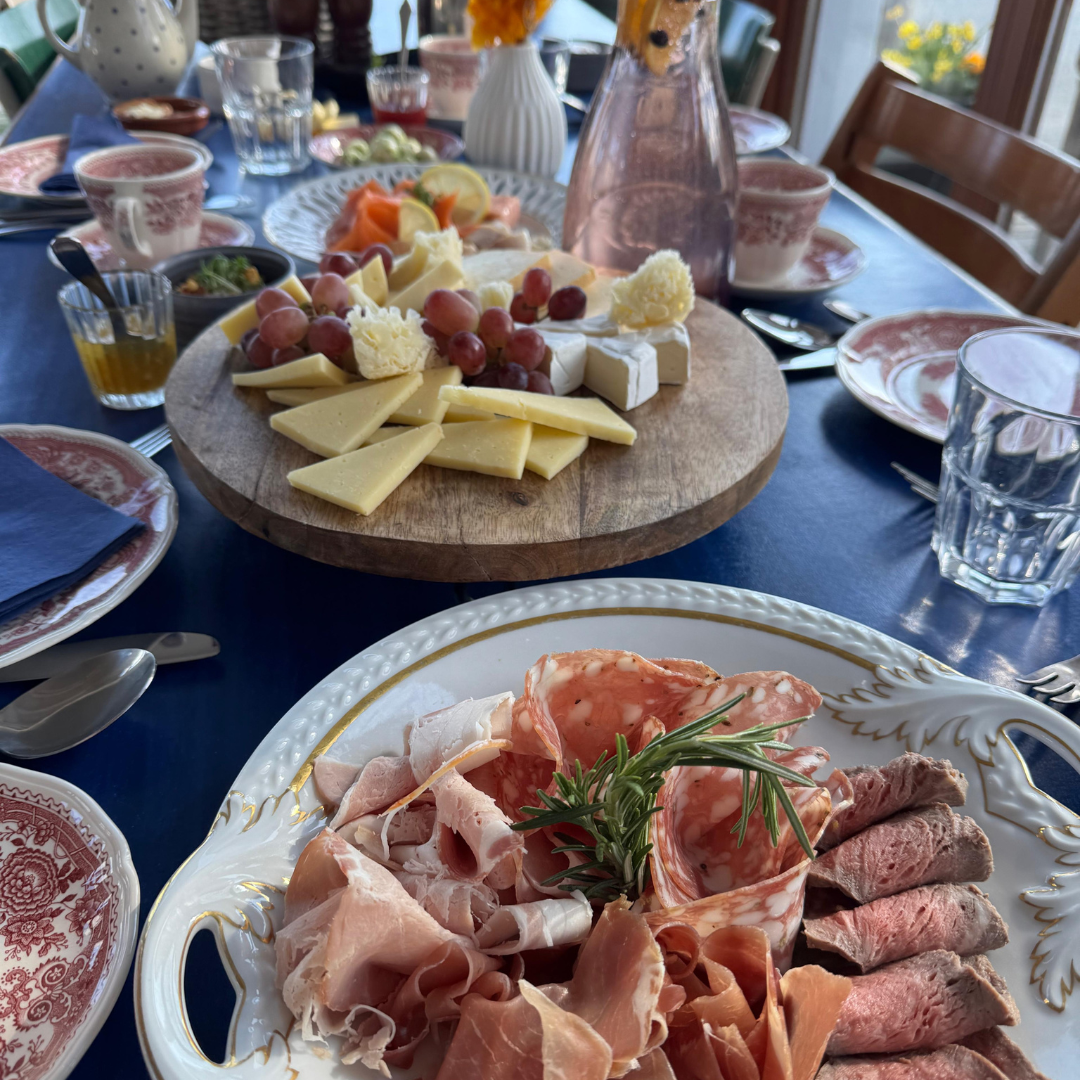 Käse- und Wurstplatte für eine Geburtstagsfeier in Kiel